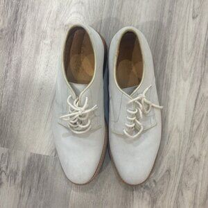 Orvis Men's  off Soft Cream Leather Oxfords 9.5  men shoes